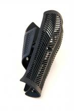 Bespoke Prosthetic Fairing - Herringbone Pattern in Black Polymer 